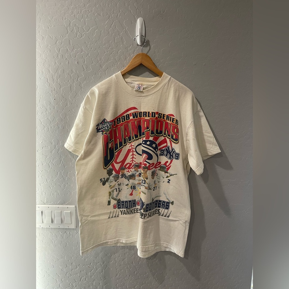 Vintage New York Yankees‎ World Series Champs Team Shirt XL